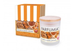Sojová vonná svíčka PARFUMIA - Sušenky a slaný karamel